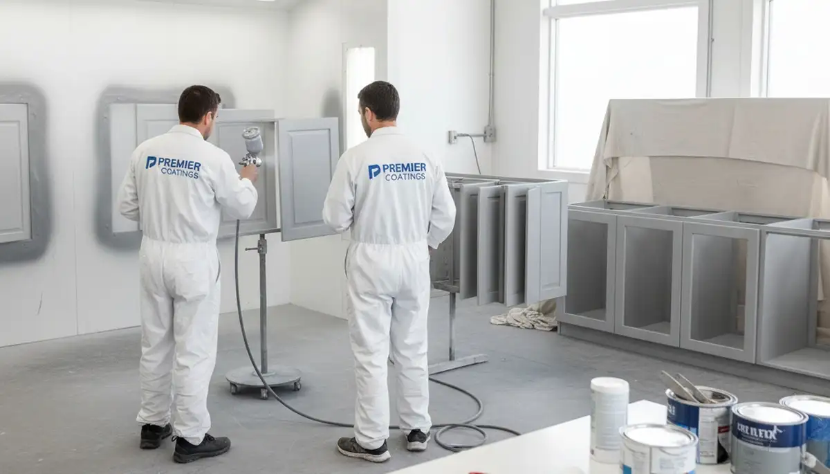 Cabinet painting service in Knoxville, TN for durable kitchen and bathroom finishes