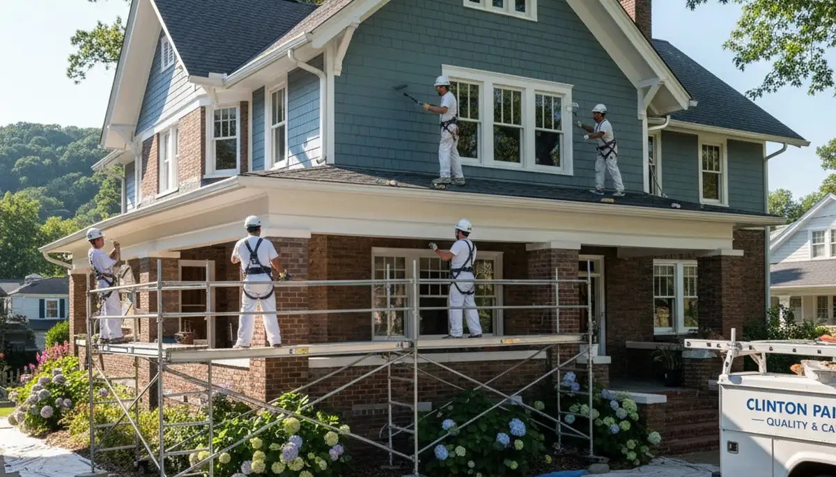 Painting contractors team serving Knoxville, TN with professional interior and exterior painting services