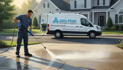 Knoxville, TN concrete pressure cleaning for driveways and patios by Knoxville Paint Pros
