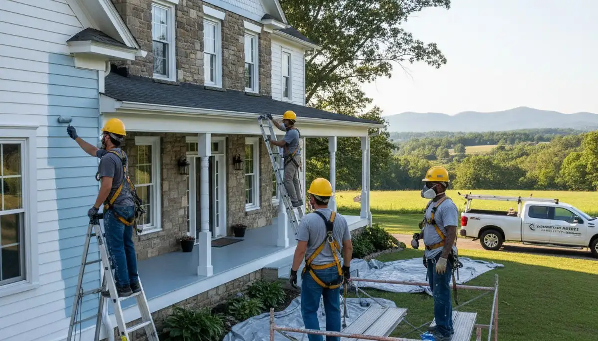 Painting contractors team in Knoxville, TN providing professional interior and exterior painting services