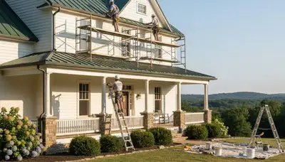 Knoxville, TN painting contractors providing professional interior and exterior house painting services