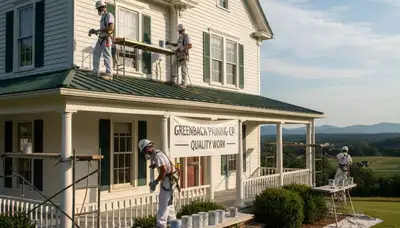 Painting contractors team serving Knoxville, TN for professional residential and commercial painting services