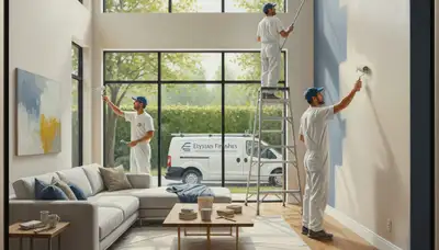 Knoxville, TN interior house painting service by Knoxville Paint Pros for durable, professional room finishes