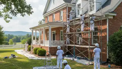 Painting contractors team serving Knoxville, TN with professional interior and exterior painting services