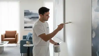 Knoxville, TN paint touch-up for scuffs, chips, and faded walls by professional painters