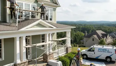 Painting contractors in Knoxville, TN providing professional interior and exterior painting services