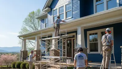 Painting contractors in Knoxville, TN providing professional interior and exterior house painting services